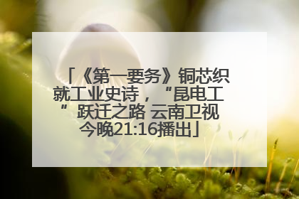 《第一要务》铜芯织就工业史诗，“昆电工”跃迁之路 云南卫视今晚21:16播出