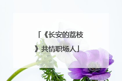 《长安的荔枝》共情职场人