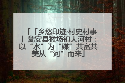「乡愁印迹·村史村事」瓮安县猴场镇大河村：以“水”为“媒”共富共美从“河”而来