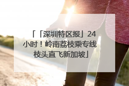 「深圳特区报」24小时！岭南荔枝乘专线 枝头直飞新加坡
