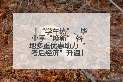 “学车热”、毕业季“焕新” 各地多重优惠助力“考后经济”升温