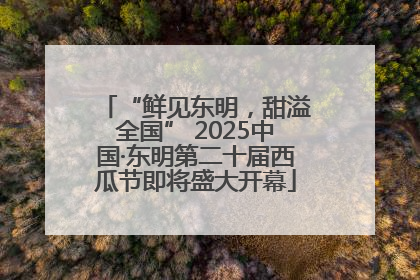 “鲜见东明，甜溢全国” 2025中国·东明第二十届西瓜节即将盛大开幕
