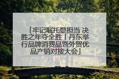 牢记嘱托显担当 决胜之年夺全胜丨丹东举行品牌消费品暨外贸优品产销对接大会