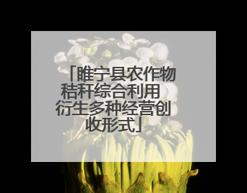 睢宁县农作物秸秆综合利用 衍生多种经营创收形式