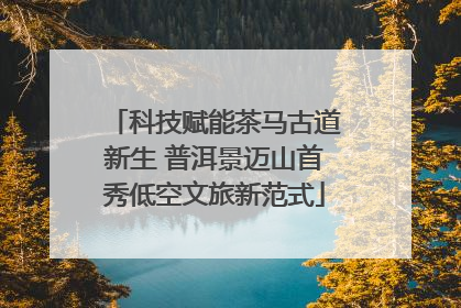 科技赋能茶马古道新生 普洱景迈山首秀低空文旅新范式