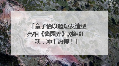 章子怡以超短发造型亮相《酱园弄》剧组红毯，冲上热搜！