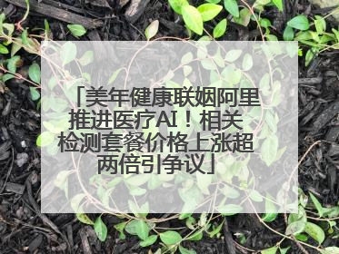 美年健康联姻阿里推进医疗AI！相关检测套餐价格上涨超两倍引争议