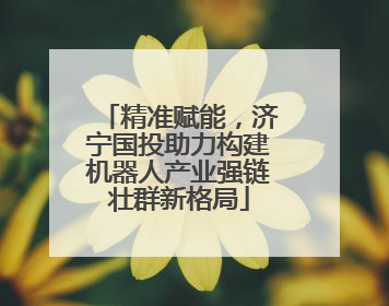 精准赋能，济宁国投助力构建机器人产业强链壮群新格局