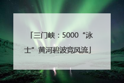 三门峡：5000“泳士”黄河碧波竞风流