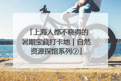 上海人都不晓得的 暑期宝藏打卡地｜自然资源探馆系列②