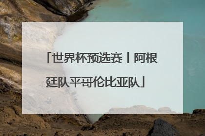 世界杯预选赛丨阿根廷队平哥伦比亚队