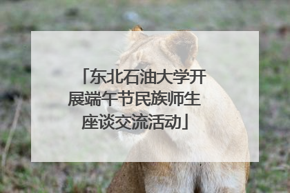 东北石油大学开展端午节民族师生座谈交流活动