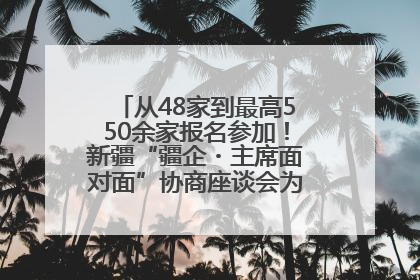 从48家到最高550余家报名参加！新疆“疆企・主席面对面”协商座谈会为何如此受欢迎？