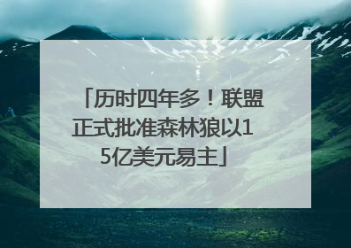 历时四年多！联盟正式批准森林狼以15亿美元易主