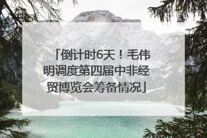 倒计时6天！毛伟明调度第四届中非经贸博览会筹备情况
