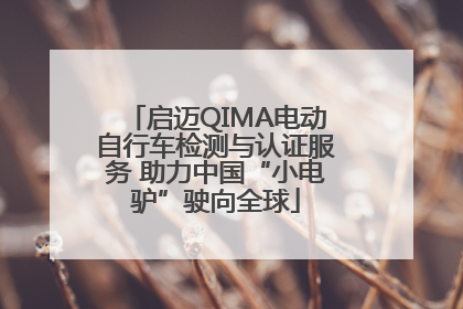 启迈QIMA电动自行车检测与认证服务 助力中国“小电驴”驶向全球