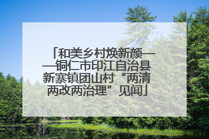 和美乡村焕新颜——铜仁市印江自治县新寨镇团山村“两清两改两治理”见闻