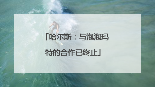哈尔斯：与泡泡玛特的合作已终止