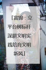 富锦：立平台树标杆深耕文明实践培育文明新风