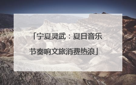宁夏灵武：夏日音乐节奏响文旅消费热浪