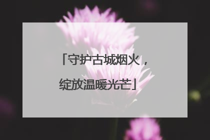 守护古城烟火，绽放温暖光芒