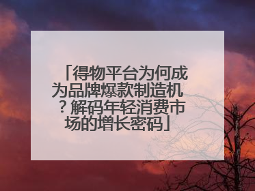 得物平台为何成为品牌爆款制造机？解码年轻消费市场的增长密码