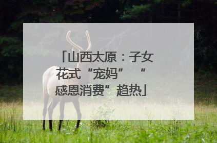 山西太原：子女花式“宠妈” “感恩消费”趋热