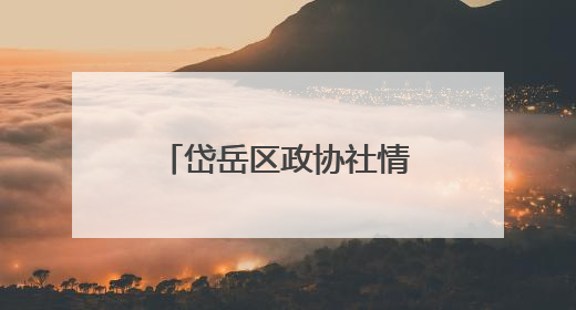 岱岳区政协社情民意“小信息”实现“大作为”