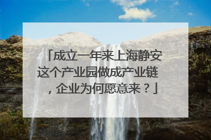 成立一年来上海静安这个产业园做成产业链，企业为何愿意来？