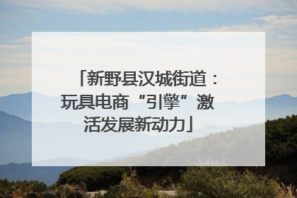 新野县汉城街道：玩具电商“引擎”激活发展新动力