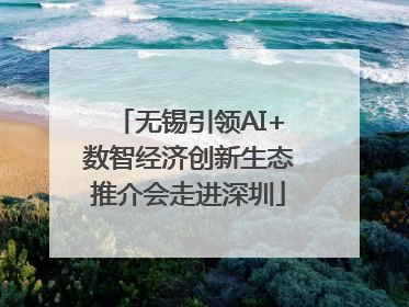 无锡引领AI+数智经济创新生态推介会走进深圳