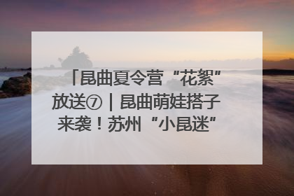 昆曲夏令营“花絮”放送⑦｜昆曲萌娃搭子来袭！苏州“小昆迷”姐弟期待同台演绎“姑苏水磨调”