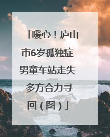 暖心！庐山市6岁孤独症男童车站走失 多方合力寻回（图）