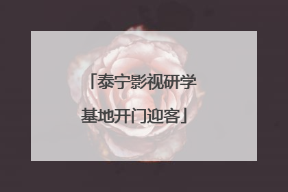 泰宁影视研学基地开门迎客