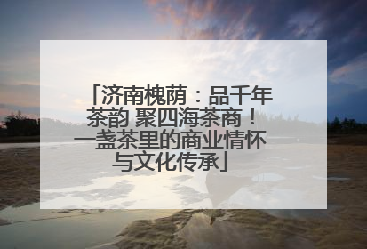 济南槐荫：品千年茶韵 聚四海茶商！一盏茶里的商业情怀与文化传承