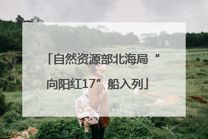 自然资源部北海局“向阳红17”船入列