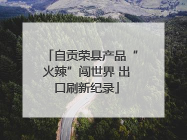 自贡荣县产品“火辣”闯世界 出口刷新纪录