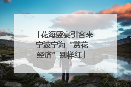 花海盛宴引客来 宁波宁海“赏花经济”别样红