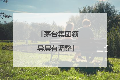 茅台集团领导层有调整