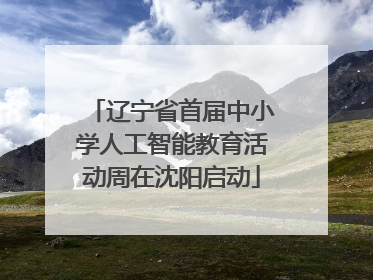 辽宁省首届中小学人工智能教育活动周在沈阳启动