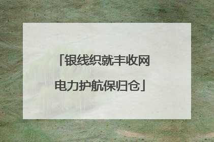 银线织就丰收网 电力护航保归仓