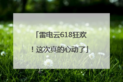 雷电云618狂欢！这次真的心动了
