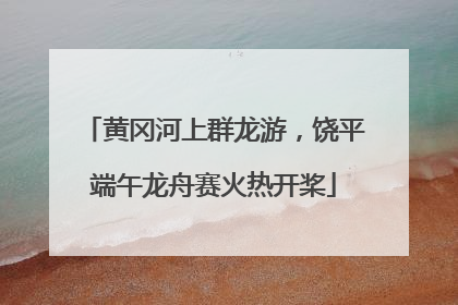 黄冈河上群龙游，饶平端午龙舟赛火热开桨
