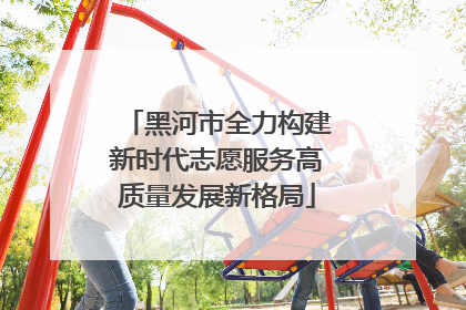 黑河市全力构建新时代志愿服务高质量发展新格局