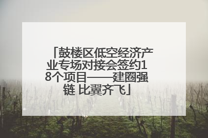 鼓楼区低空经济产业专场对接会签约18个项目——建圈强链 比翼齐飞