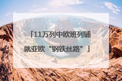 11万列中欧班列铺就亚欧“钢铁丝路”