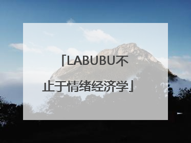 LABUBU不止于情绪经济学